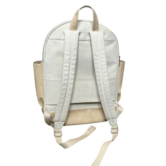 BEIS The travel Backpack in Beige Canvas main image 6